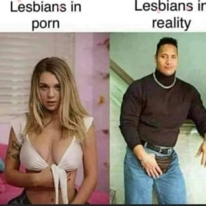 Lesbians in porn vs lesbians in reality