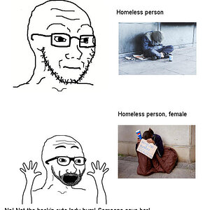 Homeless double standard