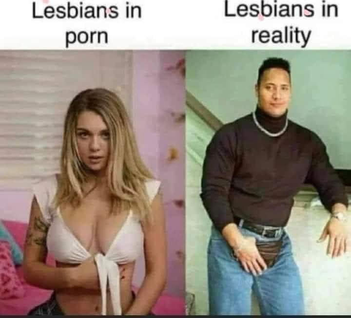 Lesbians in porn vs lesbians in reality